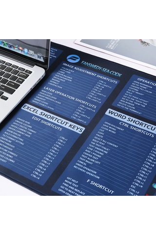 Geeksen Büyük Boy Oyun Ve Ofis Pedi - Kaymaz, Dayanıklı Ve Pürüzsüz Hareket 900x400mm