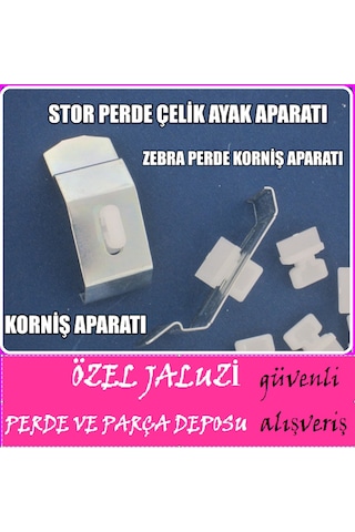 Stor Perde Kornişaparatı - Zebra Perde Korniş Aparatı - Stor Perde