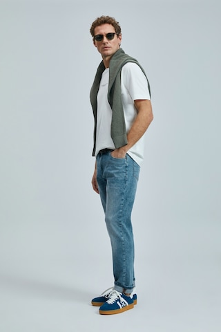 Lufian Nessıo Smart Jean Erkek Pantolon Slim Fit Mavi Mavi 111200191100300 Mavi
