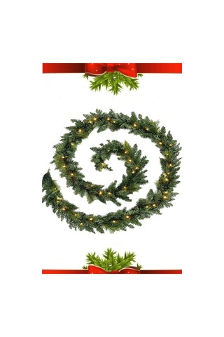 Özel Seri Gürleştirici Dekor Şerit Günışığı Ledli Çam Ağacı Yeni Yıl Yılbaşı Süsü Işıklı Garland