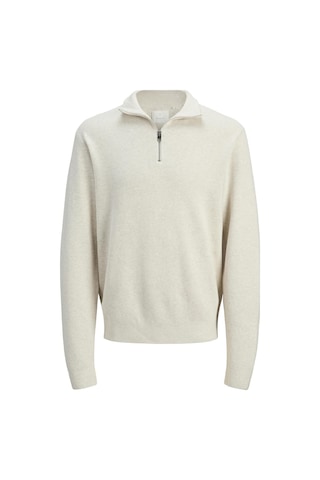 Jack & Jones Jprblamılano Stıtch Knıt Half Zıp Sn Cloud Dancer Cloud Dancer