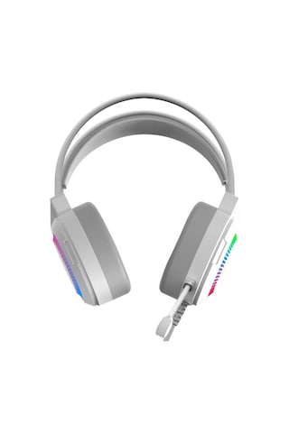 GameBooster H02W Hammer Beyaz RGB Streo Gaming Kulaklık