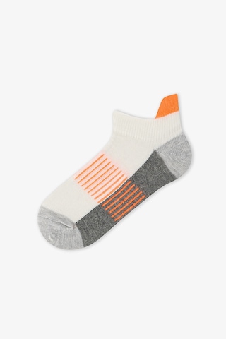 Penti Renkli Erkek Çocuk Neon Orange Gray 3'lü Tab Patik Çorap