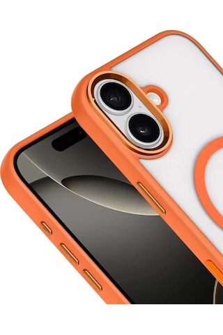 Znv Zenvia Mey İthalat Apple iPhone Uyumlu 17 Terea Magsafe Kapak - Turuncu Znv2025 Cmn Diğer