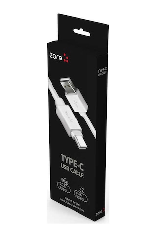 Beyaz Z-39 Type-c Kablo-hgea