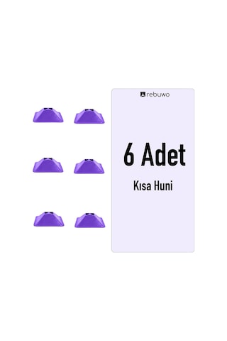 Antrenman Çanağı 6'lı Idman Çanağı Mor