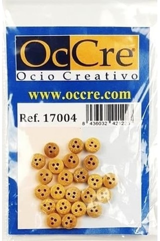 Occre 17004 3 Delikli, 5 Mm. Kasnak, Ahşap, 20 Adet-55325
