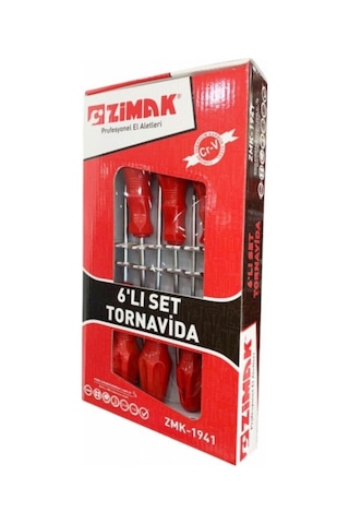 6 Lı Tornavida Seti Kutulu Zmk- 1941