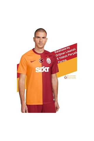 Gsstore Galatasaray Lisanslı 23-24 5 Yıldızlı Parçalı Forma Kırmızı