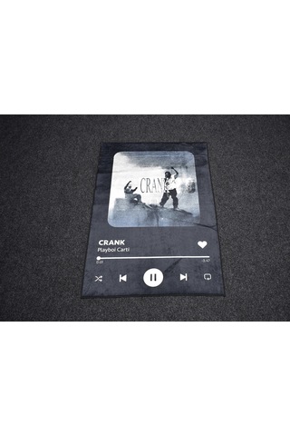 Zehra Abla Halı Yeni Lüks Dekoratif Crank Playboi Carti Tasarım Digital Baskı Makine Halısı 7122 Çok Renkli