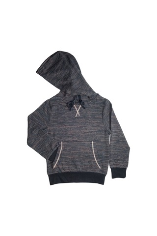 Erkek Çocuk Kapüşonlu İnce Sweatshirt Kahverengi