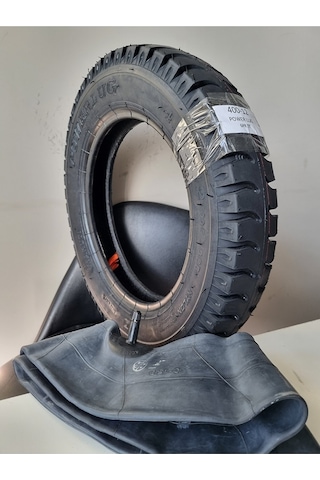 Maruti Tyres Set 400-12 Tubetype Motorsiklet/Sepet Lastiği Ve İç Lastik Power Lugset