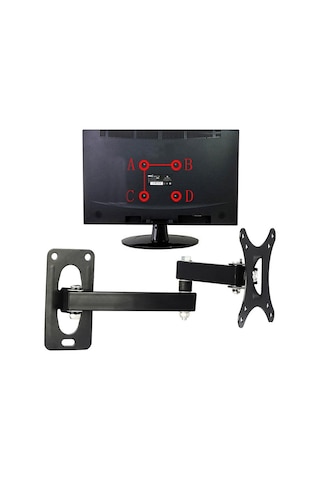 DailyLink Hareketli LCD LED Tv Monitör 10-27" Askı Aparatı Seti B