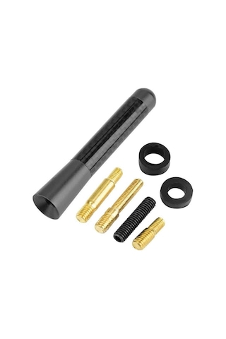 Powermaster Pm-26308 Universal Mavi Karbon Fiber Oto Çubuk Radyo Anteni 12 Cm