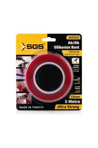 15mmx5yrd Vhb Akrilik Silikonize Bant Çift Taraflı Bant Bx40 Diğer