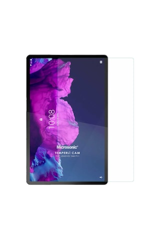 Microsonic Lenovo Uyumlu Tab P11 TB-J606L Tempered Glass Cam Ekran Koruyucu