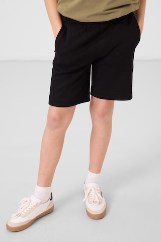 Tommylife Siyah Pamuklu Yumuşak Dokulu Standart Fit Basic Erkek Çocuk Şort - 11293 Siyah