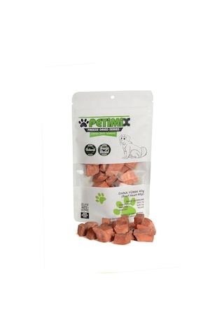Petimix Freeze Dry Dana Yürek Barf Köpek Ödül Maması 40 G