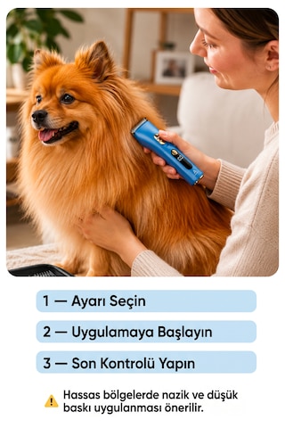 Andis Envision Şarjlı Kedi Köpek Tıraş Makinesi - Pati Altı Ve Hijyen Tıraşı İçin Uygun