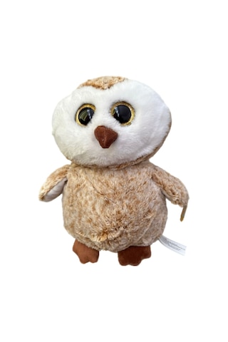 Sevimli Baykuş Kanatlı 30 Cm Uyku Arkadaşım Peluş Oyuncak Kahverengi