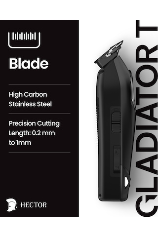 Hector Gladiator T Siyah Sakal Ve Saç Kesme Makinesi