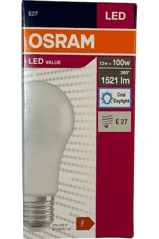 Osram 13w 100w 6500k Beyaz Işık E27 Duylu Led Ampul 10 Adet
