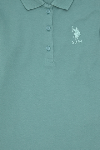U.S. Polo Assn. Kız Çocuk Mint Polo Yaka Basic Sweatshirt 50296377-VR090