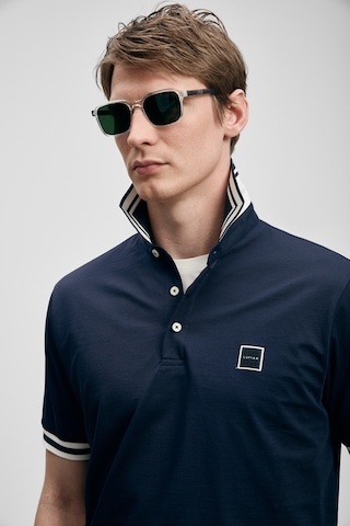 Lufian Cole Smart Erkek Polo T-shirt 111040237 Lacivert
