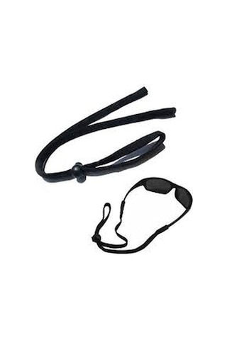 1 Adet Güneş Gözlüğü Siyah Spor İp +1 Adet Gözlük Silme Bezi