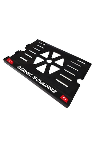 İsimli Kişiye Özel Pleksiglass Lazer Kesim Motor Plakalığı
