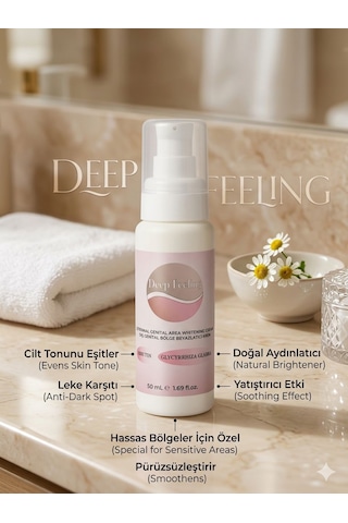 Deep Feeling Dış Genital Bölge Aydınlatıcı Ve Renk Tonu Eşitleyici Beyazlatıcı 50 Ml
