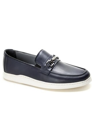 Pierre Cardin 191074 Lacivert Erkek Loafer Günlük Deri Ayakkabı