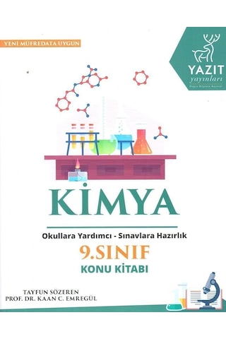 Yazıt 9.sınıf Kimya Konu Kitabı: Okullara Yardımcı - Sınavlara Hazırlık