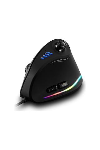 Reedark E-spor İ&ccedil İn Dikey Oyun Fare, Ergonomik Kablolu, Makro Programlanabilir, Renkli Işık Efekti, Windows Uyumlu Optik