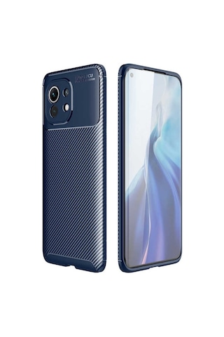 Xiaomi Mi 11 Kilif Karbon Tasarim Negro Silikon Kapak 483910908