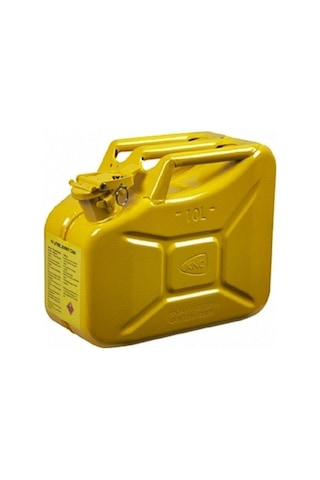 Knc Sarı Metal Yakıt Bidonu 10 Litre K 6212001013
