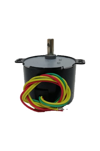 İKON TEKNİK AC SENKRON MOTOR 50 KTYZ 6 Watt 20 RPM 220 Volt VİYOL MOTORU - KULUÇKA ÇEVİRME MOTORU
