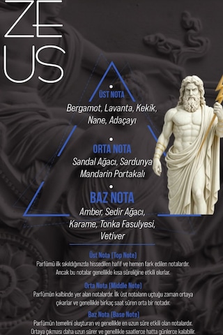 Nishapur Zeus Aphrodisiaque Erkek Parfüm 100 Ml Extrait De Parfum Güçlü Ve Karizmatik Koku Aromatik