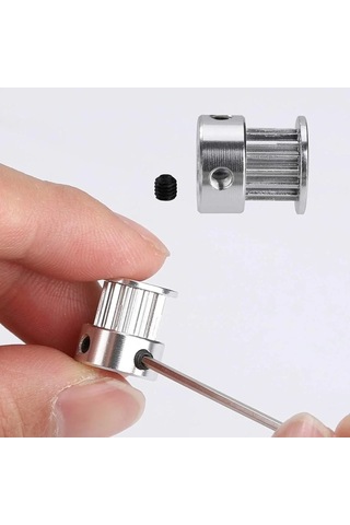 Alüminyum Gt2 Kasnak 16 Diş 4mm İç Çap