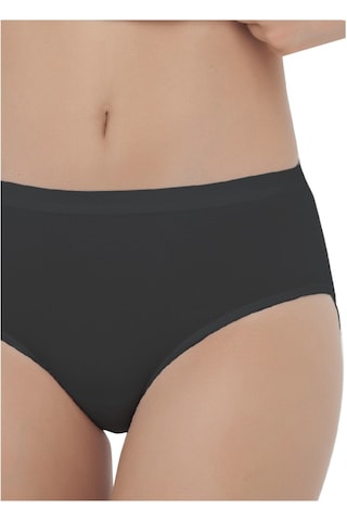The Don Organic Blended Bayan Mid Rise Brief - Orta Kenarlı Siya
