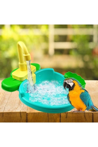 Xindoker Kuşlar İçin Eğlenceli Ve Sağlıklı Otomatik Banyo Küveti - Hafif Ve Dayanıklı Tasarım