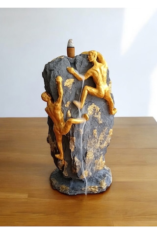 Dağcı Tırmanan Adamlar Biblosu Geri Akış Tütsülük Gold