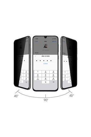 Galaxy S23 Fe Uyumlu Zore New 5d Privacy Temperli Ekran Koruyucu