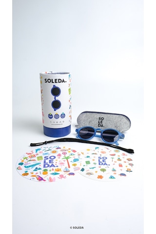 Soleda 3-6 Yaş Çocuk Güneş Gözlüğü - Denim Blue