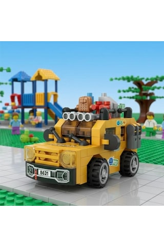 Loz Arazi Aracı 150 Parça Block Oyuncak-mini Poşet