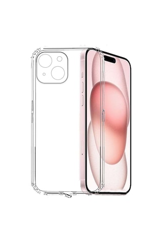 Kvy Apple Uyumlu iPhone 15 Plus Kamera Korumalı Süper Silikon Kılıf