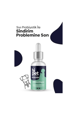 Hipet Sıvı Probiyotik Köpek   Probiyotik 50 ML