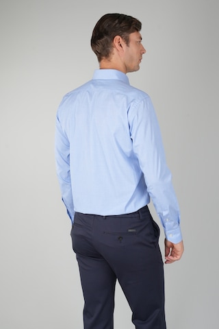 Bisse Erkek Regular Fit Pamuk Klasik Mavi Gömlek Gmkls252132 D35 Mavi