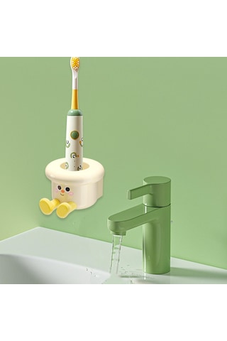 Homyl Diş Fırçası Tutucu Duvara Monte Banyo Düzenleyici Otel Beyaz