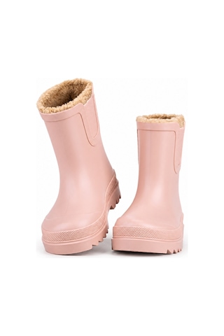 Igor Tokio Borreguito Kız Çocuk Kürklü Yağmur Çizmesi - Soft Pembe W10290-197